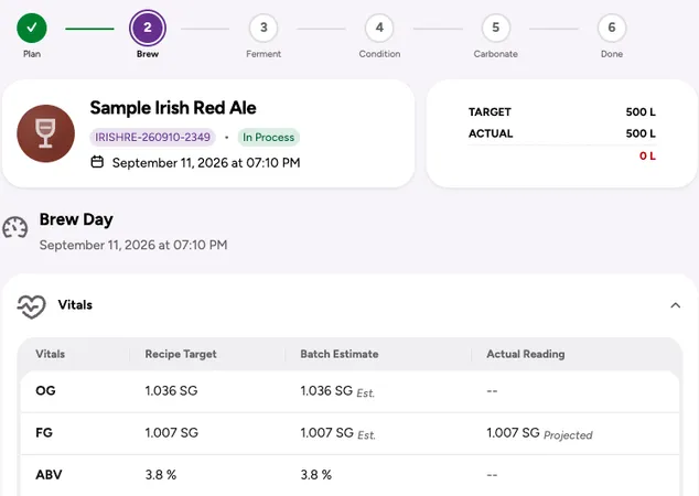 Batch Tracking