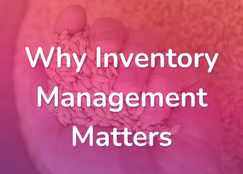 Brewery ingredients inventory tracking and warehouse organization
